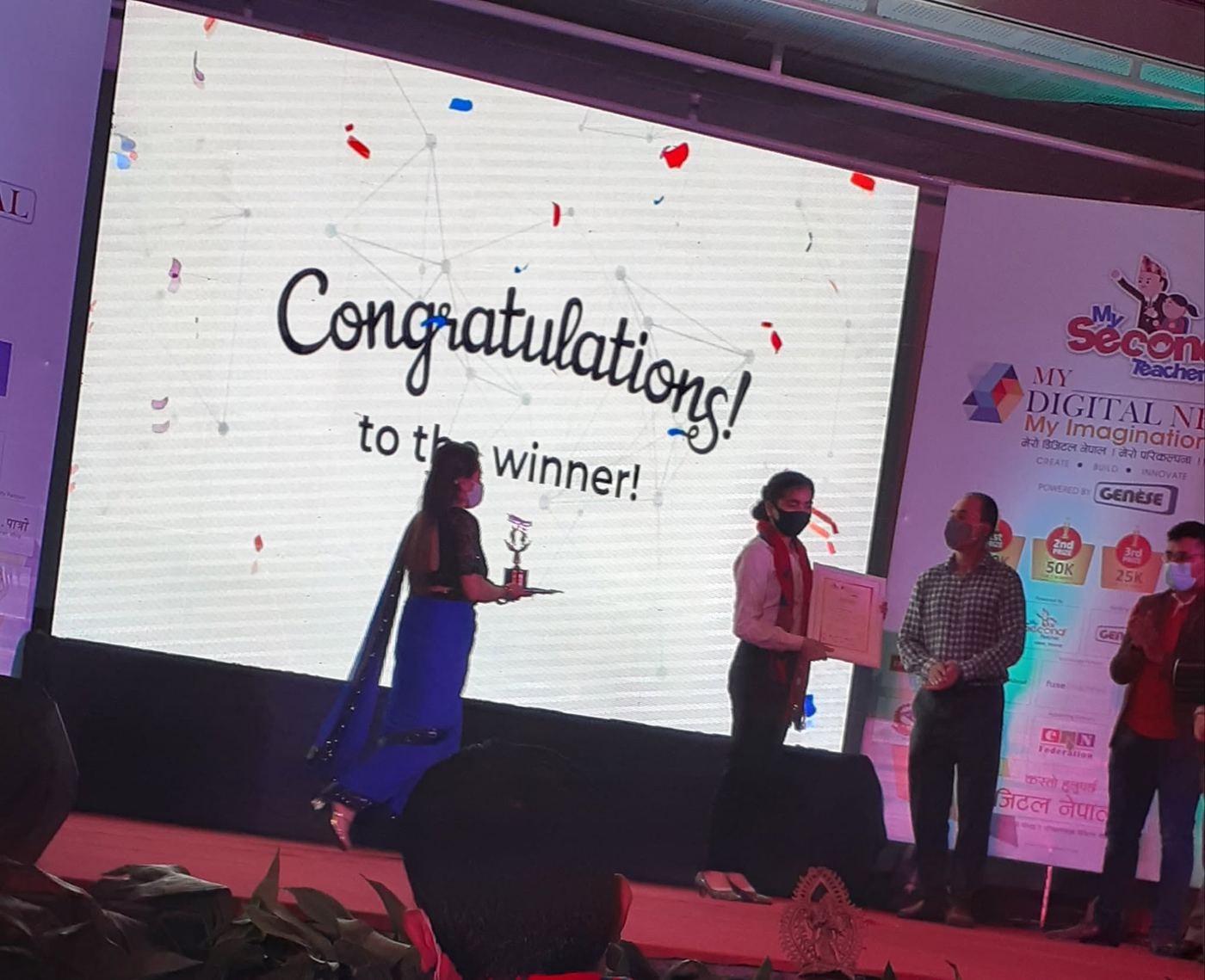 Ideathon winning moment
